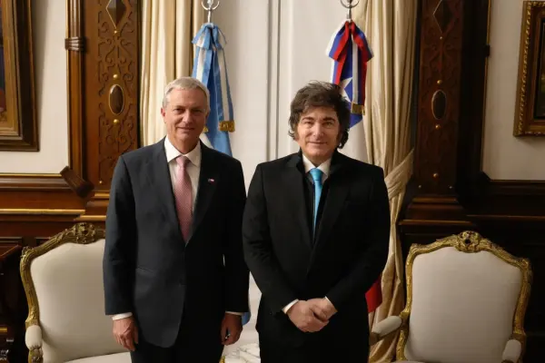 Milei en Chile: la agenda del presidente el día de la cadena nacional por Malvinas