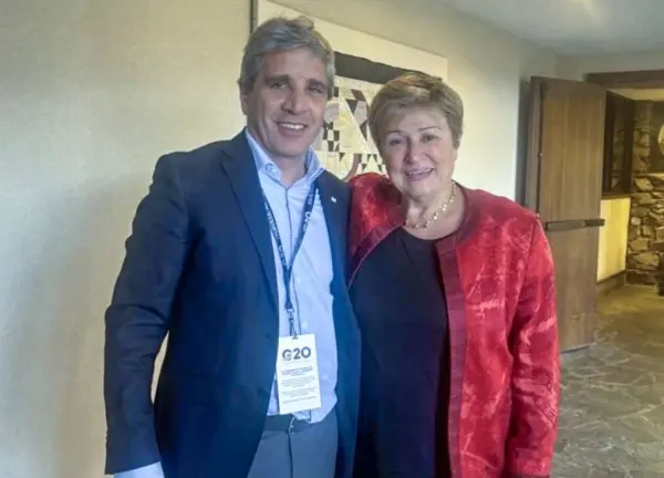 Luis Caputo explica su plan en Estados Unidos