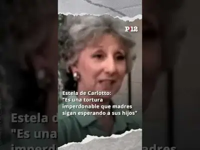 👏🏻 Estela de Carlotto: "Es una tortura imperdonable que madres sigan esperando a sus hijos"