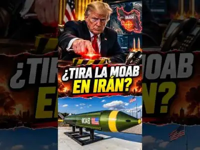 🚨¿TRUMP ATACA IRÁN CON LA MOAB?