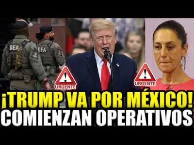 🚨ÚLTIMO MOMENTO TRUMP ANUNCIÓ QUE COMENZARÁ OPERATIVOS EN MÉXICO ¡TIEMBLA SHEINBAUM!