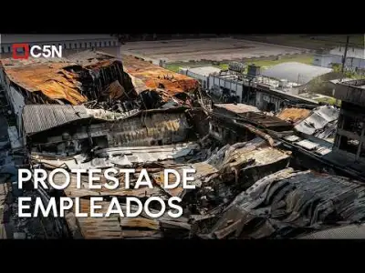 Grupo Almar: empleados reclaman el PAGO de sus SUELDOS tras el INCENDIO de una FÁBRICA