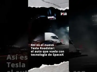 😱 Así es el nuevo Tesla Roadster: el auto que vuela con tecnología de SpaceX