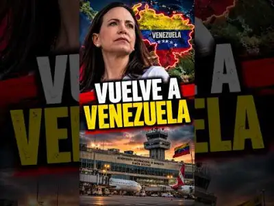 MARIA CORINA MACHADO VOLVERÁ A VENEZUELA