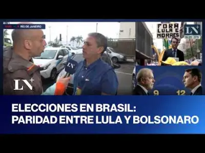 Encuesta callejera en San Pablo. Elecciones presidenciales en Brasil: paridad entre Lula y Bolsonaro