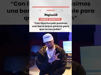 👊🏻 Dante Spinetta: "Con Illya Kuryaki pusimos una barra brava picante para que no nos jodan"