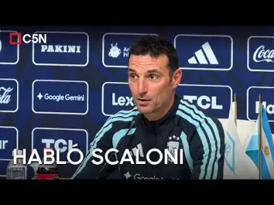 LIONEL SCALONI: "Hasta que sea el PARTIDO de LEO no le daremos la camiseta del 10 a NADIE"