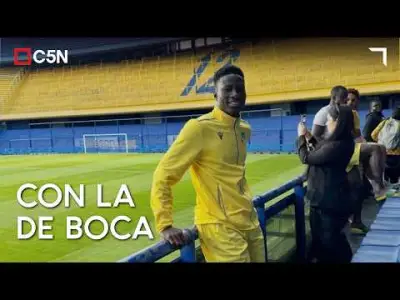 Los jugadores de BENÍN siguen en BUENOS AIRES y fueron a LA BOMBONERA