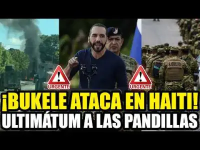 🚨URGENTE BUKELE INVADE HAITI PARA RESCATAR 4 SOLDADOS SECUESTRADOS POR LAS PANDILLAS
