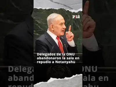 💬 Delegados de la ONU abandonaron la sala en repudio a Netanyahu