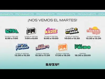 ¡NOS VEMOS EL MARTES!