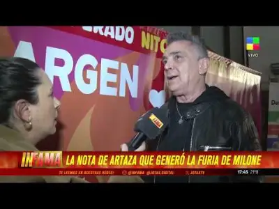 👉 ELLA LO LLEVA A LA JUSTICIA: LA NOTA DE ARTAZA QUE GENERÓ LA FURIA DE MILONE