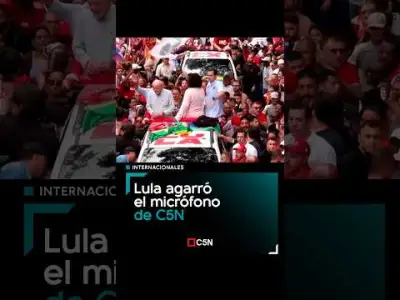 Lula da Silva se adueñó del micrófono de C5N