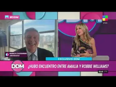 👀 ¿HUBO ENCUENTRO ENTRE AMALIA GRANATA Y ROBBIE WILLIAMS?